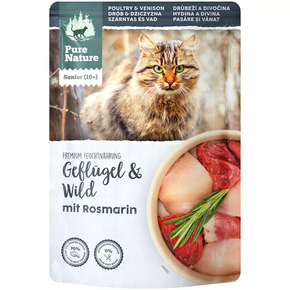 PureNature Katzenfutter | Senior Geflgel&Wild Pouch kaufen