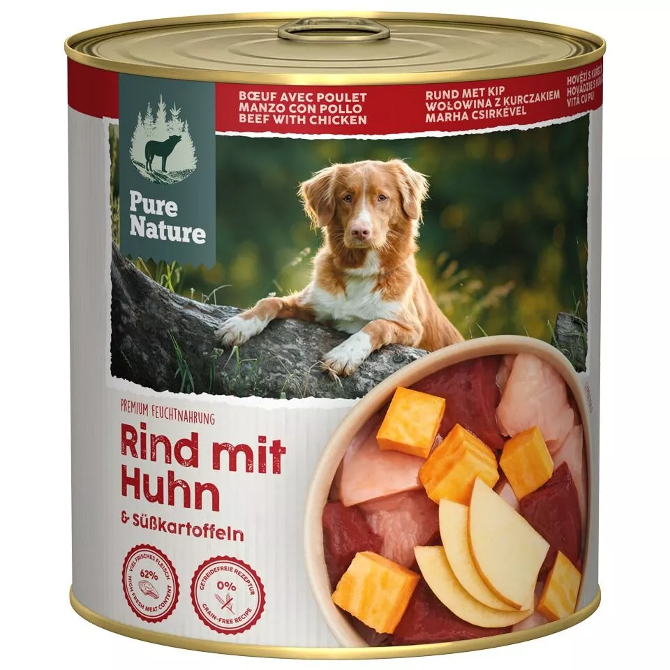 Adult Rind mit Huhn