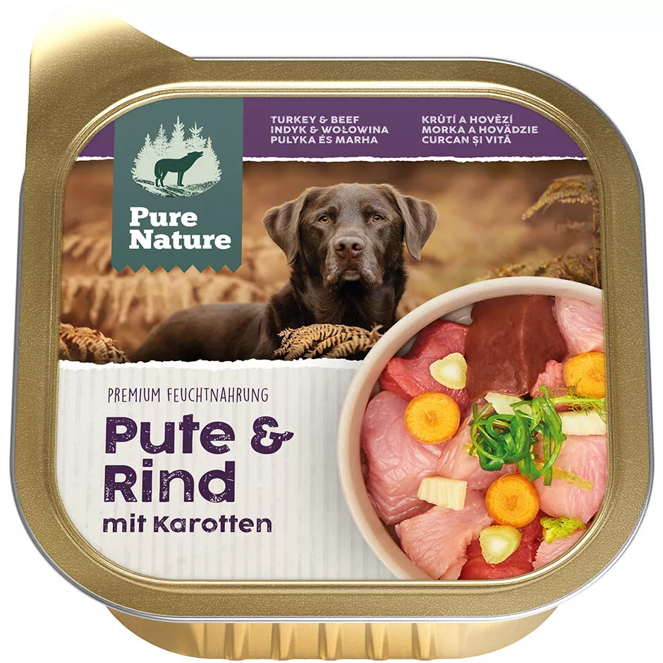 PureNature Hundefutter | Adut Pute&Rind Schale gnstig kaufen