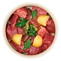 Adult Rind mit Lamm